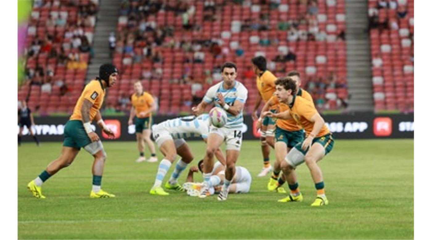 LOS PUMAS 7S CAYERON FRENTE A AUSTRALIA EN EL DEBUT EN SINGAPUR 