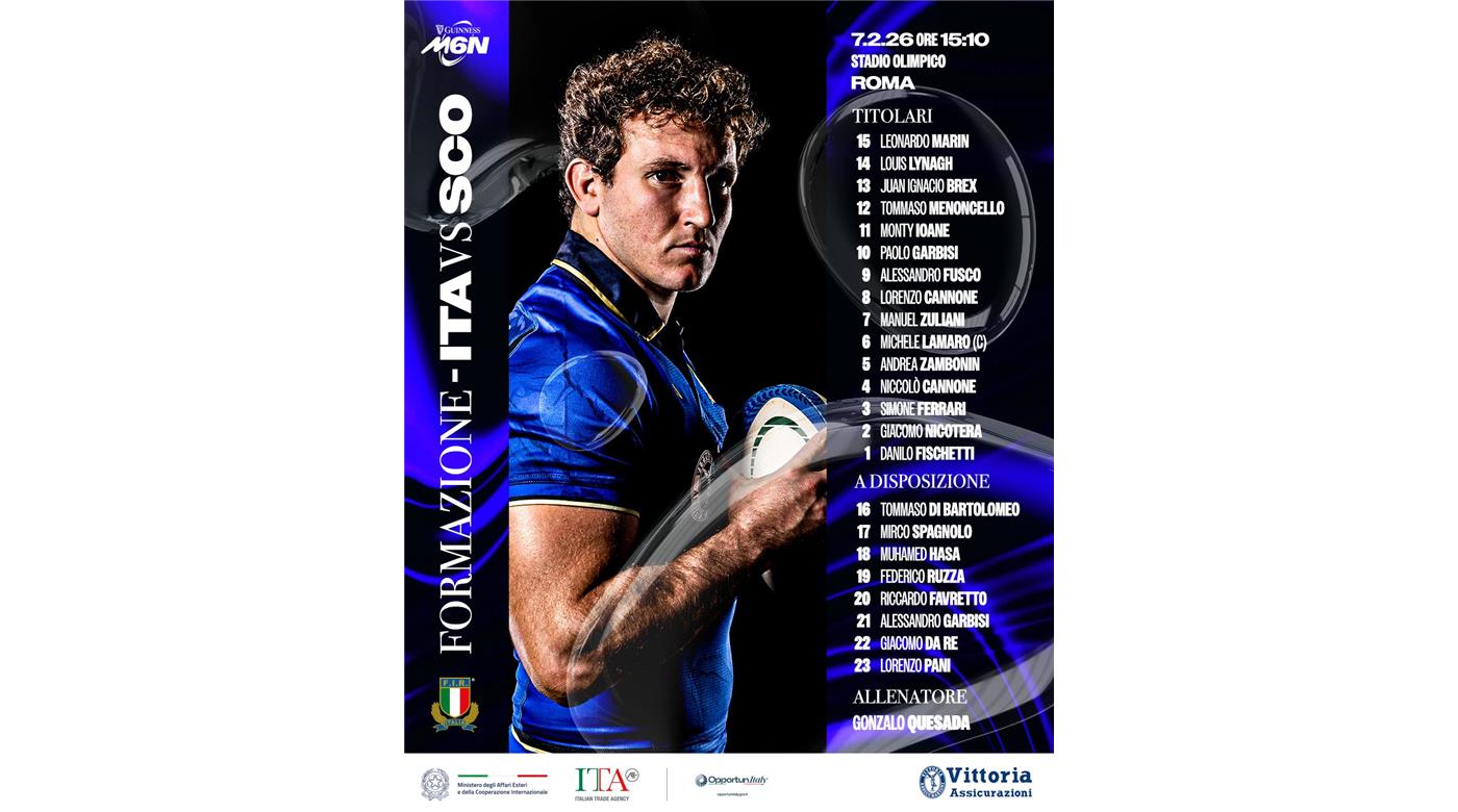 ITALIA VA EN BUSCA DEL PRIMER TRIUNFO EN UN PARTIDO CLAVE ANTE ESCOCIA  