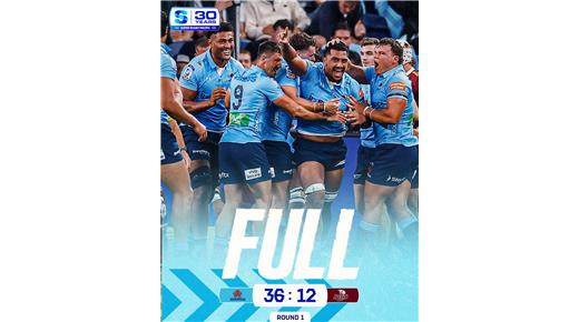 SUPER RUGBY PACIFIC: WARATAHS DERROTÓ A REDS SIN MAYORES PROBLEMAS