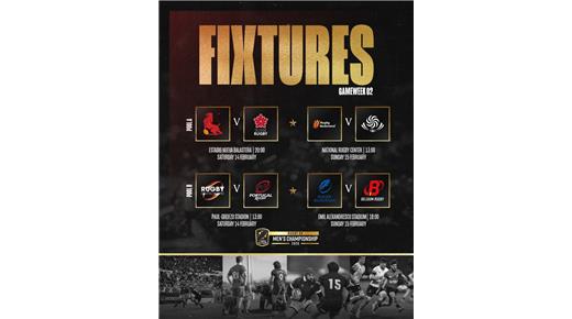 ESTE FIN DE SEMANA SE JUGARÁ  LA SEGUNDA JORNADA DEL EUROPA RUGBY CHAMPIONSHIP 