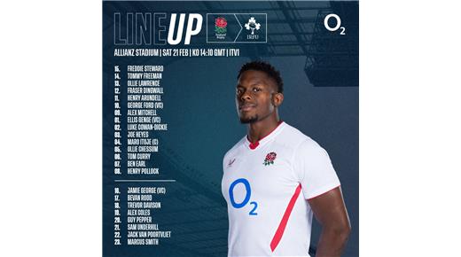 INGLATERRA CON TRES CAMBIOS PARA ENFRENTAR A IRLANDA