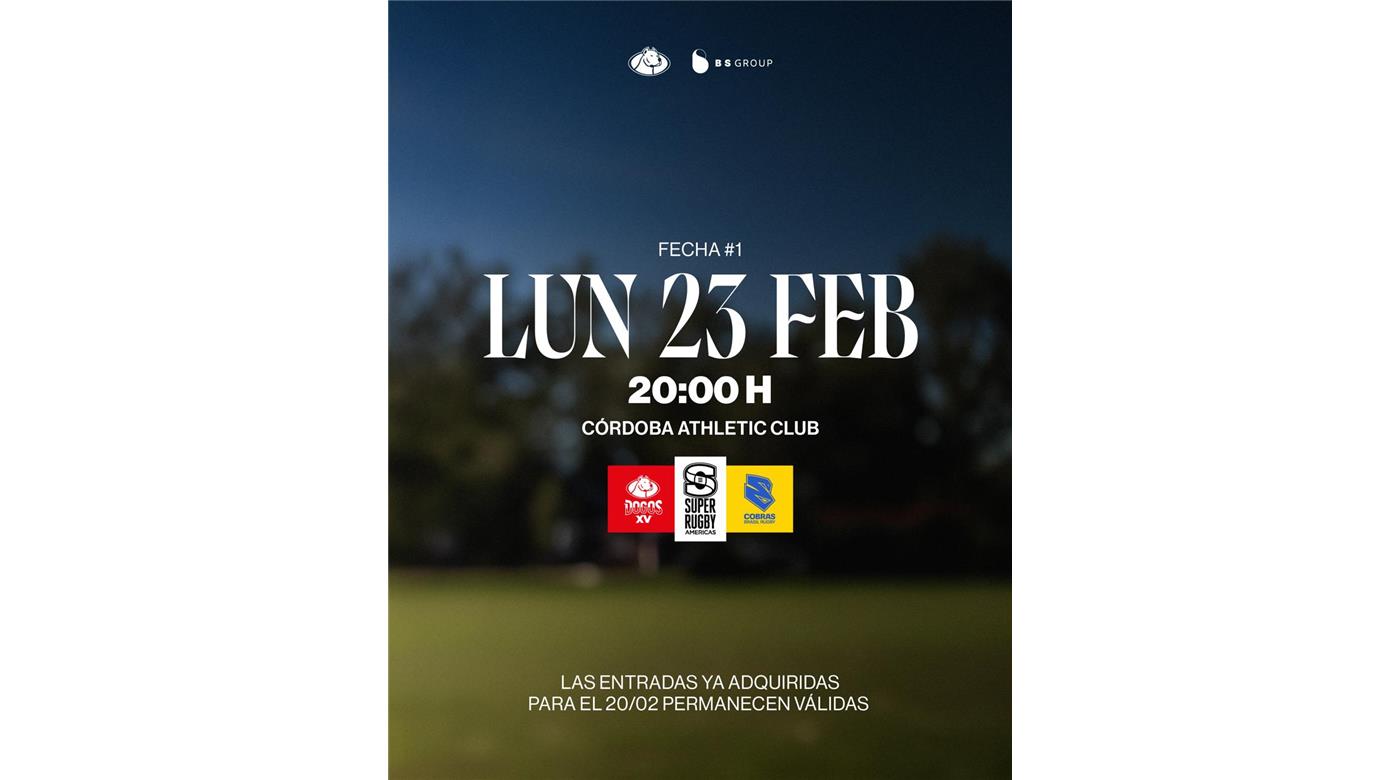 SE POSTERGÓ DOGOS VS COBRAS BRASIL PARA EL LUNES 