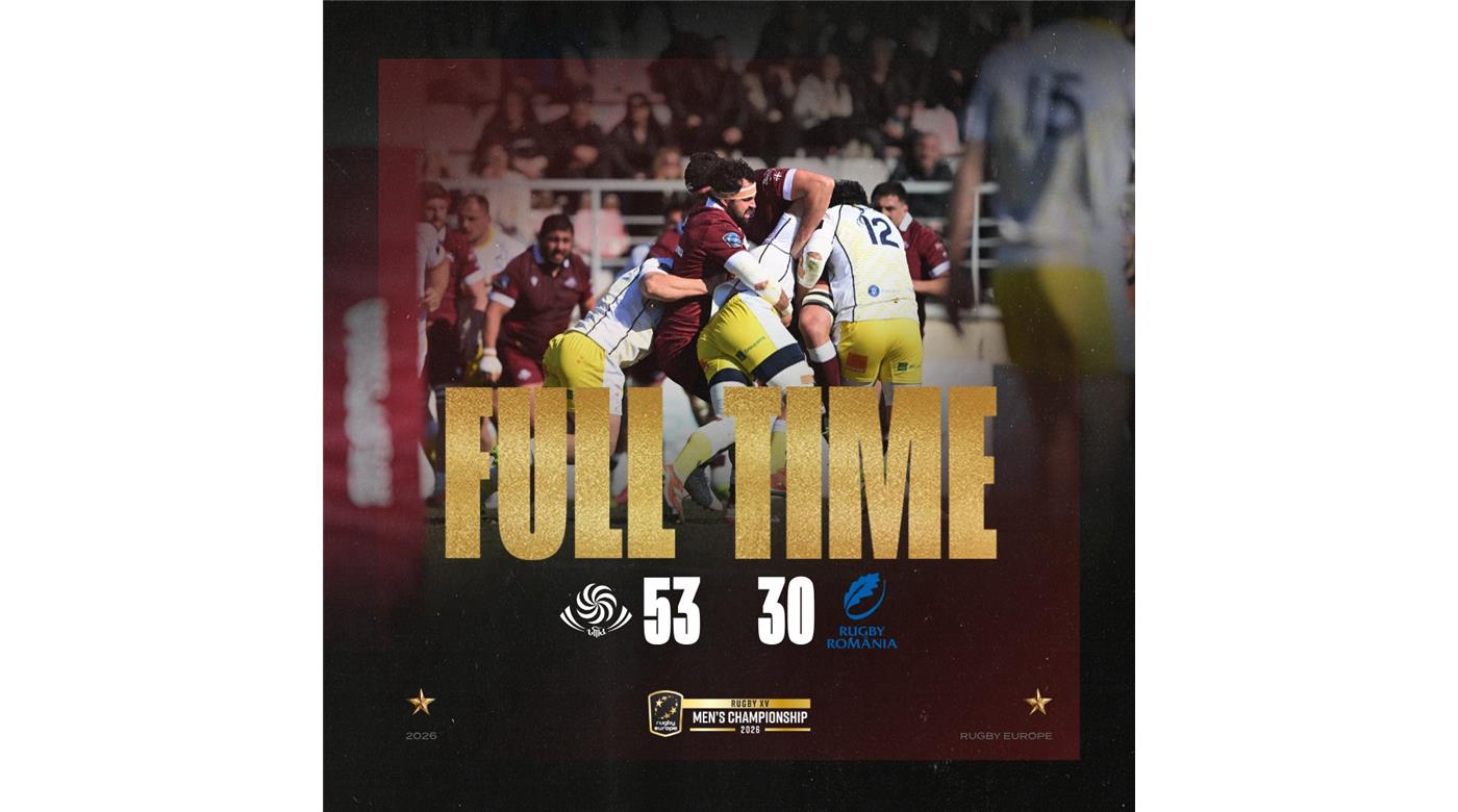 GEORGIA LE GANÓ A RUMANIA Y ESPERA RIVAL PARA LA FINAL DEL EUROPA CHAMPIONSHIP