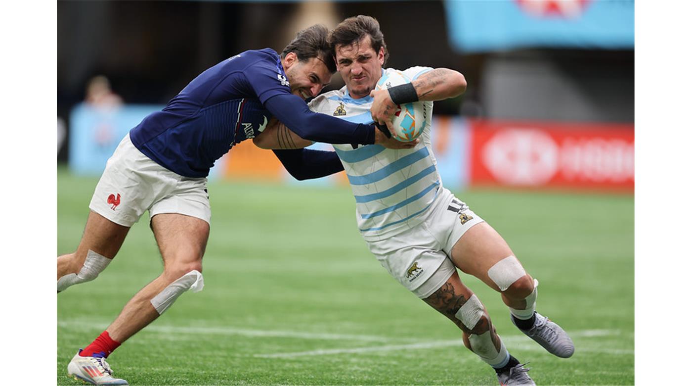 GRAN VICTORIA DE LOS PUMAS 7S ANTE FRANCIA PARA TOMARSE REVANCHA Y QUEDARSE CON EL QUINTO LUGAR EN VANCOUVER 