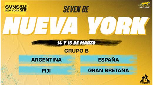FUERON DESIGNADAS LAS ZONAS Y LOS HORARIOS DE LA ÚLTIMA ETAPA DEL CIRCUITO MUNDIAL DE SEVEN A JUGARSE EN NUEVA YORK 