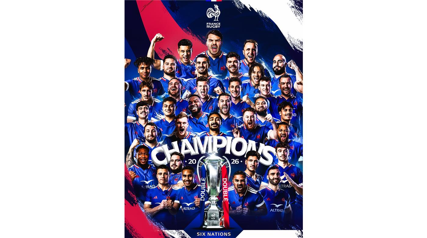 NO HUBO RUGBY CHAMPAGNE, PERO SI UNA FIESTA IMPERDIBLE POR EL BICAMPEONATO FRANCÉS EN EL SEIS NACIONES