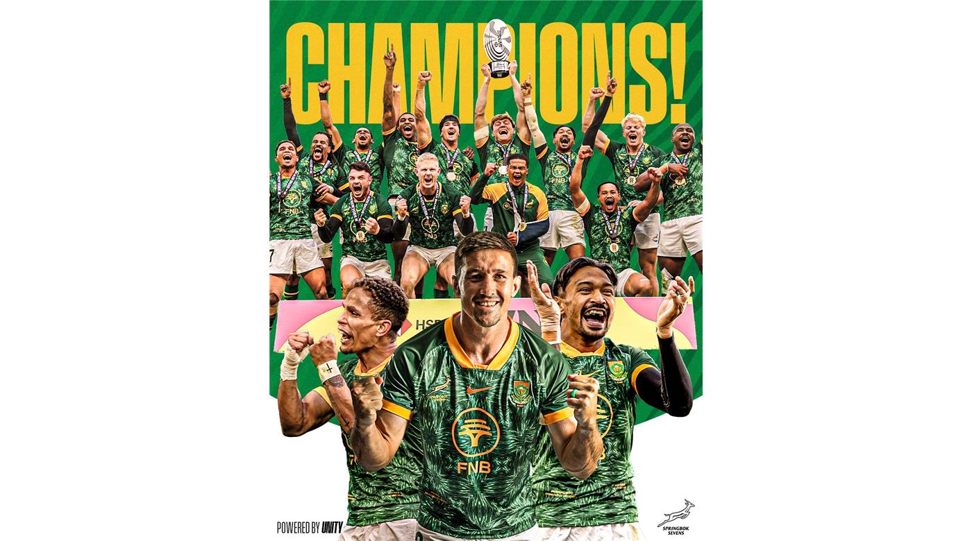 SUDÁFRICA FUE EL CAMPEÓN Y LOS PUMAS SEVENS FINALIZARON EN EL SEXTO LUGAR DEL RANKING DEL CIRCUITO MUNDIAL DE SEVEN 