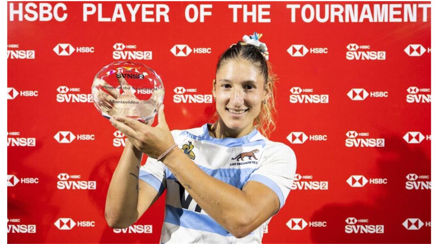 MARÍA VIRGINIA BRÍGIDO FUE LA MEJOR JUGADORA DEL SEVEN DE MONTEVIDEO 