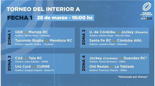 EL SÁBADO VUELVE AL RUEDO EL TORNEO DEL INTERIOR