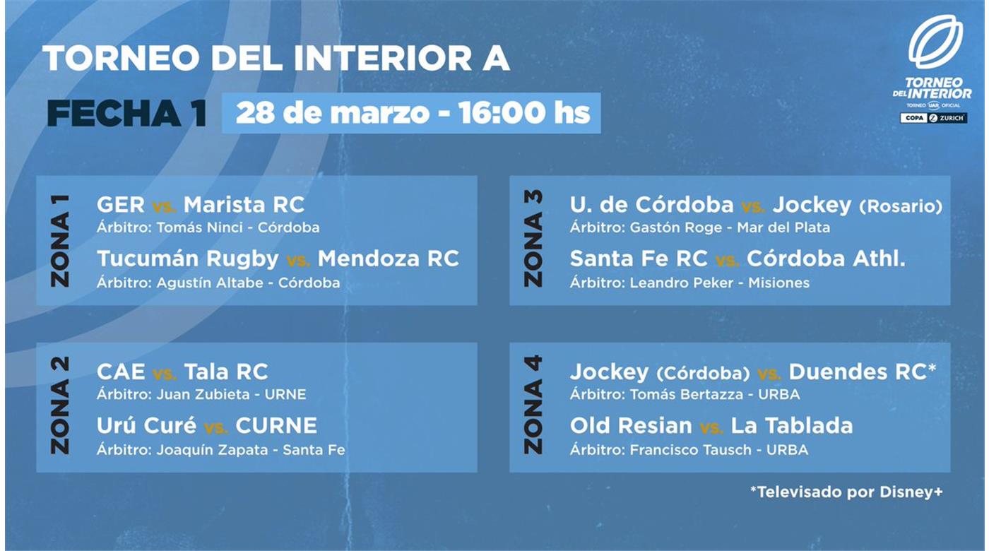 EL SÁBADO VUELVE AL RUEDO EL TORNEO DEL INTERIOR