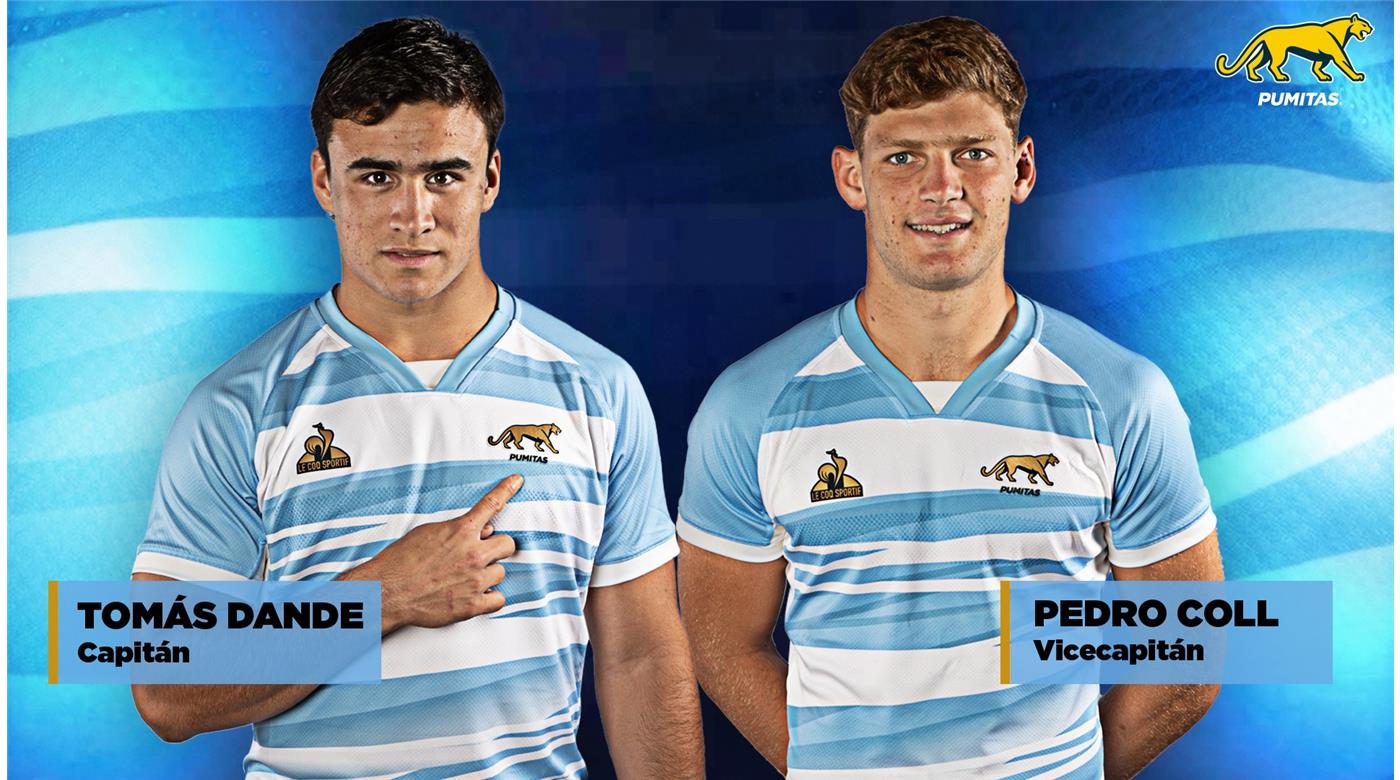 LOS PUMITAS DESIGNARON A SU CAPITÁN Y SUB CAPITÁN PARA EL CHAMPIONSHIP M20 