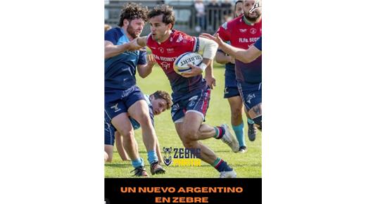 PATRICIO BARONIO FUE ANUNCIADO COMO NUEVO JUGADOR DEL ZEBRE ITALIANO