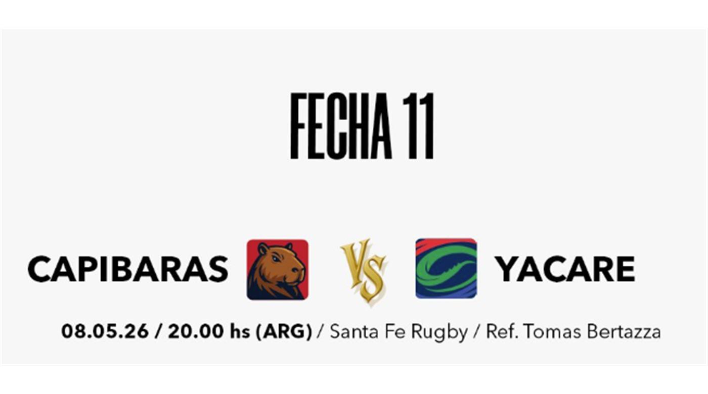 CAPIBARAS RECIBE A YACARE PARA CONFIRMAR SU BUEN MOMENTO 