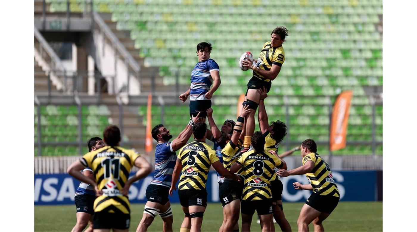 Peñarol Rugby fue contundente para derrotar a Cafeteros