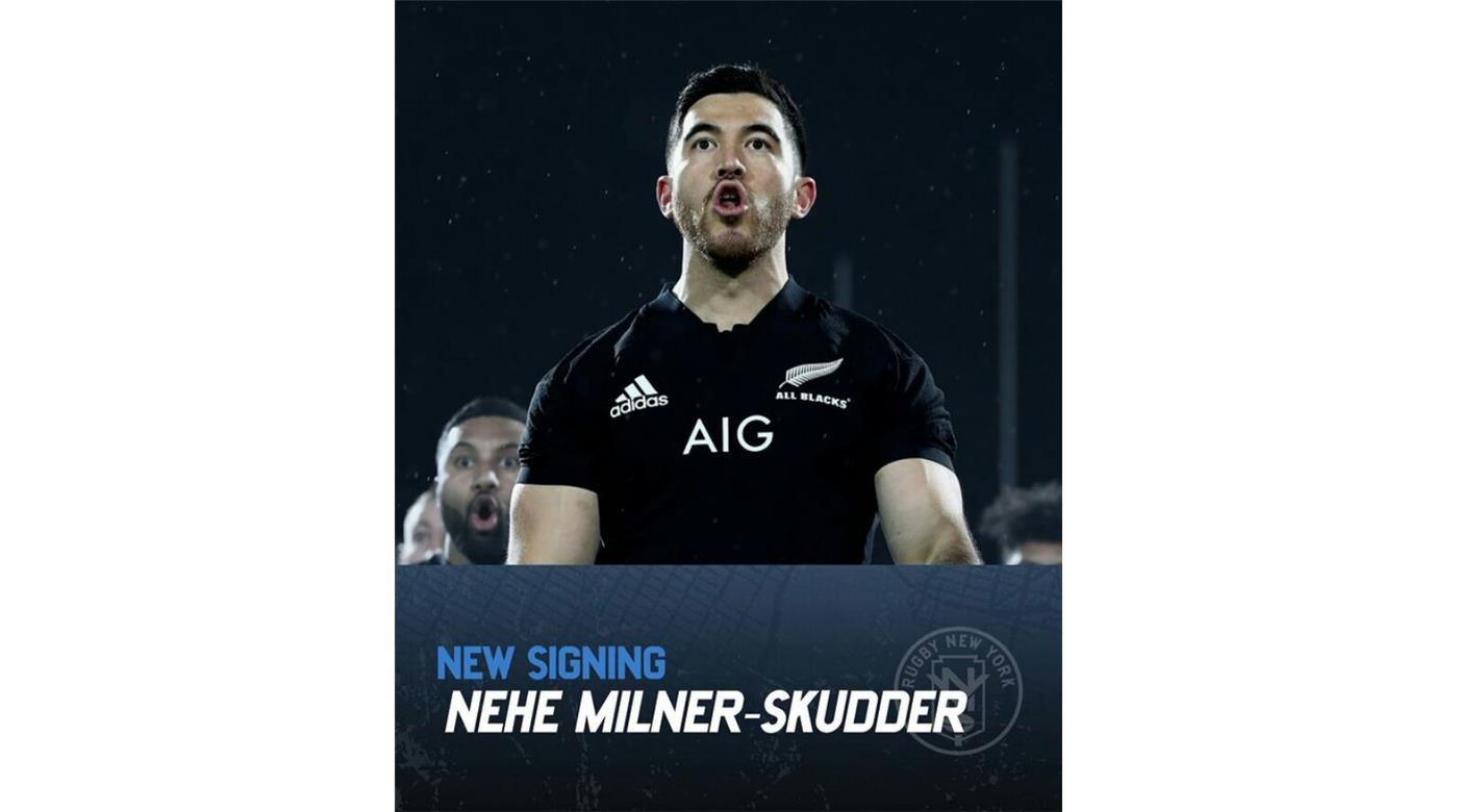 NEHE MILNER-SKUDDER SE TRANSFORMÓ EN NUEVO REFUERZO DE RUGBY NEW YORK