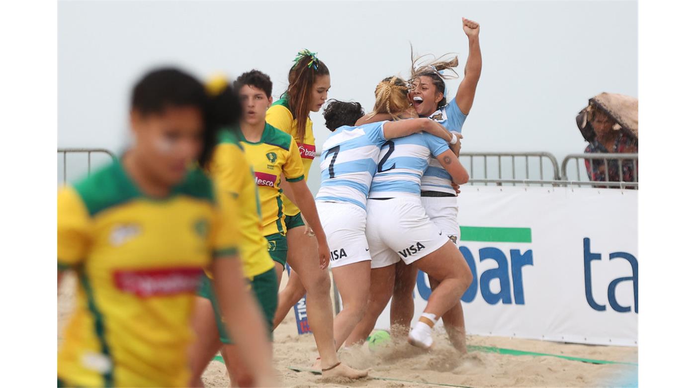 LAS YAGUARETÉS CAMPEONAS DEL DESAFÍO INTERNACIONAL DE BEACH RUGBY
