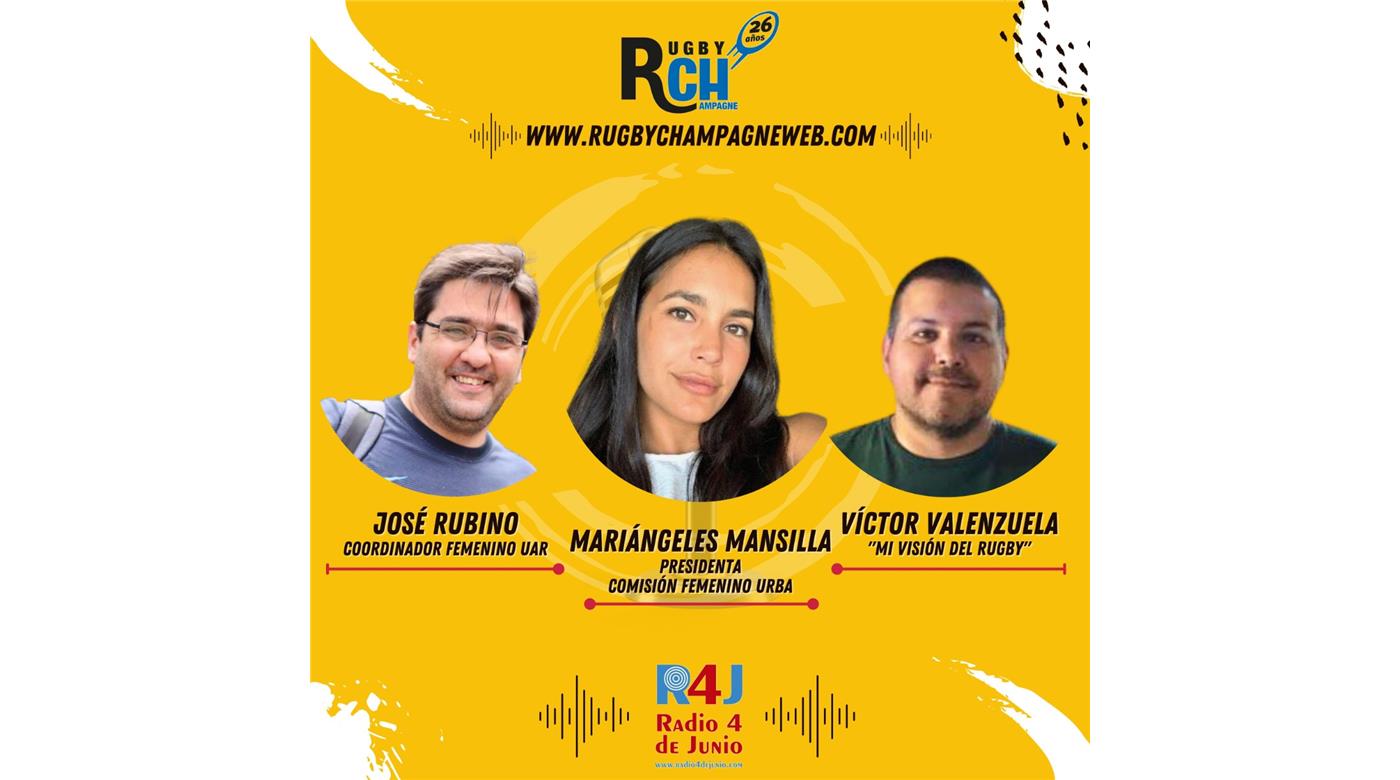 ¡RUGBY FEMENINO EN RCH RADIO! NO TE PIERDAS OTRO MARAVILLOSO PROGRAMA