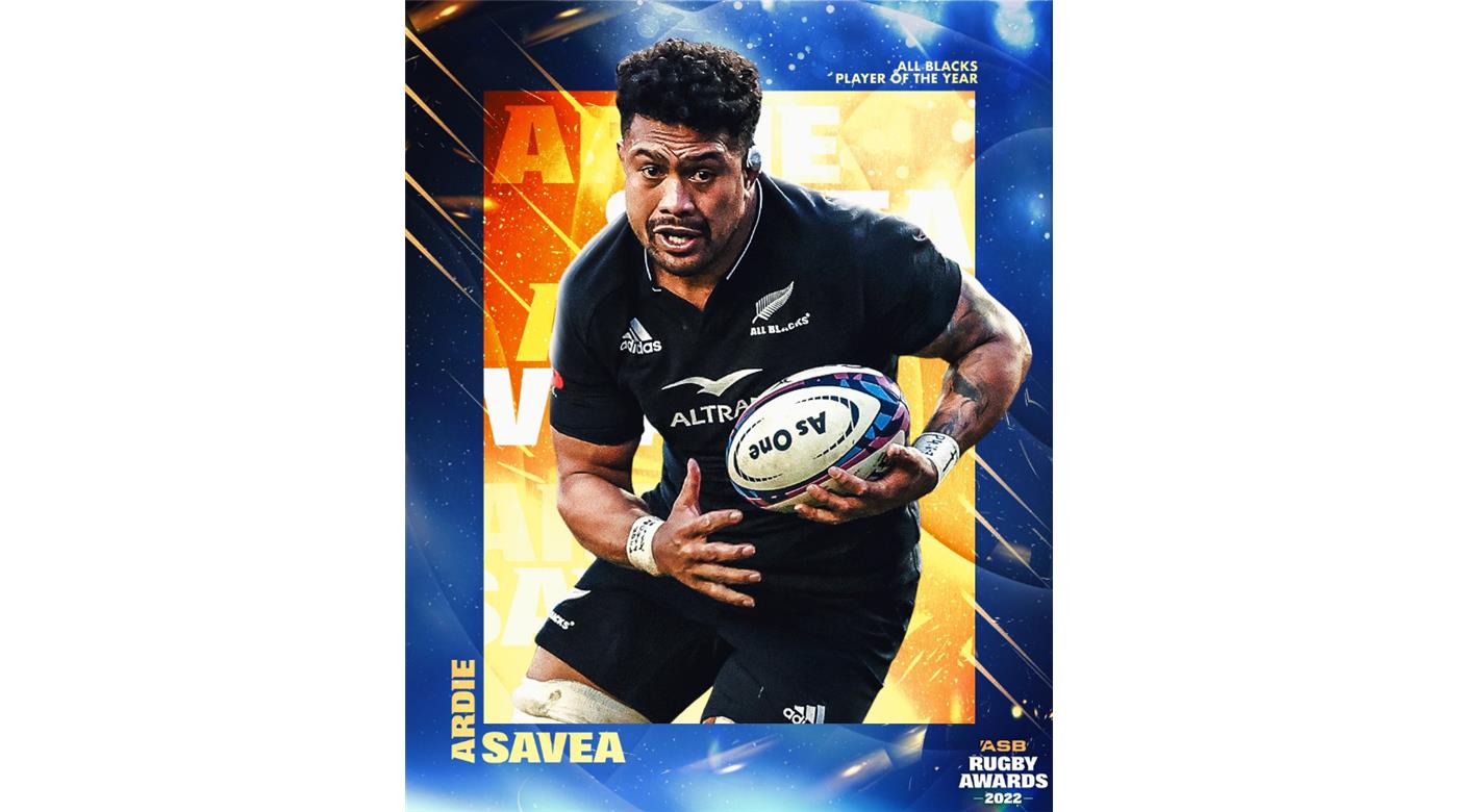 ARDIE SAVEA FUE ELEGIDO COMO EL MEJOR ALL BLACK DEL AÑO