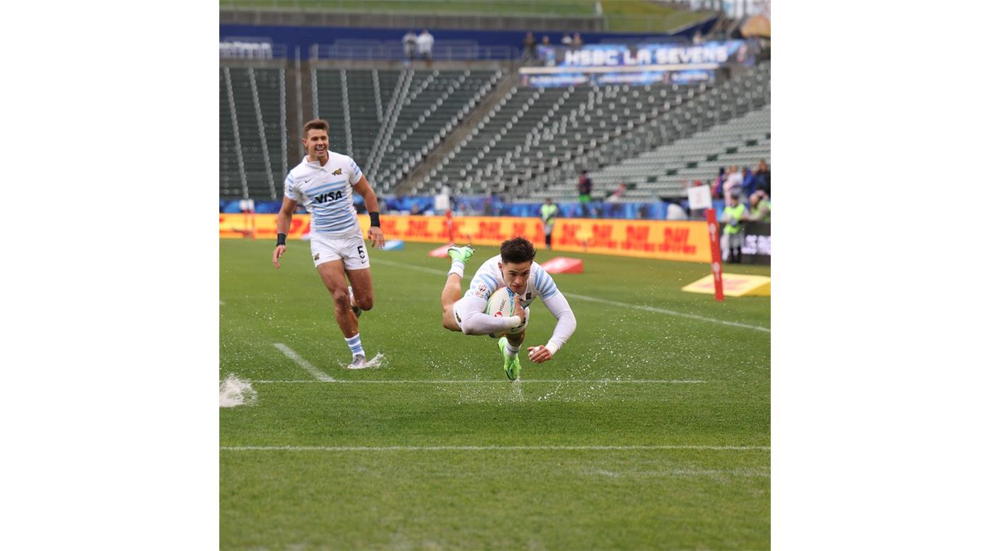 Gran triunfo de Los Pumas Seven ante Francia por 17 a 12.
