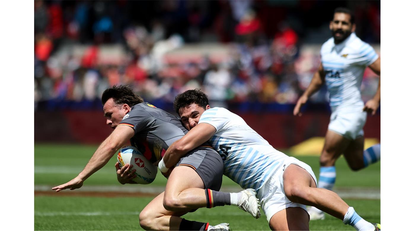 LAS FOTOS DEL TRIUNFO EN EL DEBUT DE LOS PUMAS 7S  ANTE ALEMANIA