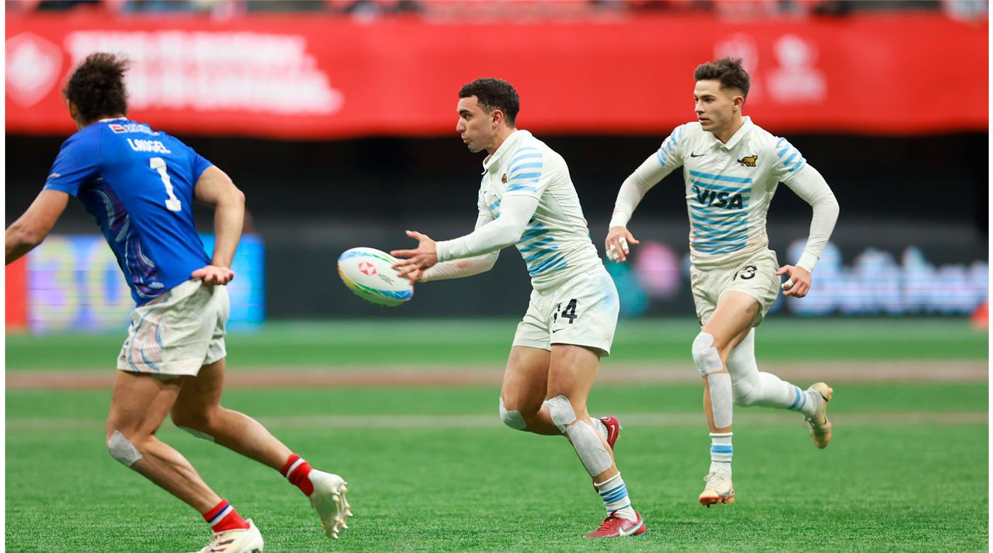 JOAQUÍN PELLANDINI, DE LOS PUMAS 7s, NOMINADO A ROOKIE DEL AÑO POR WORLD RUGBY