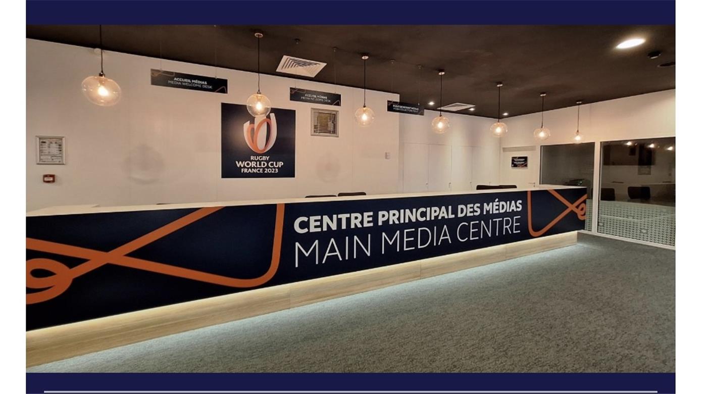 TE MOSTRAMOS EN IMÁGENES EL CENTRO DE PRENSA Y COMO YA SE VIVE FRANCIA 2023 