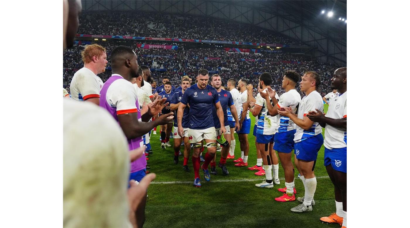 FRANCIA BATIÓ UN NUEVO RÉCORD Y DESTROZÓ A NAMIBIA EN MARSELLA 