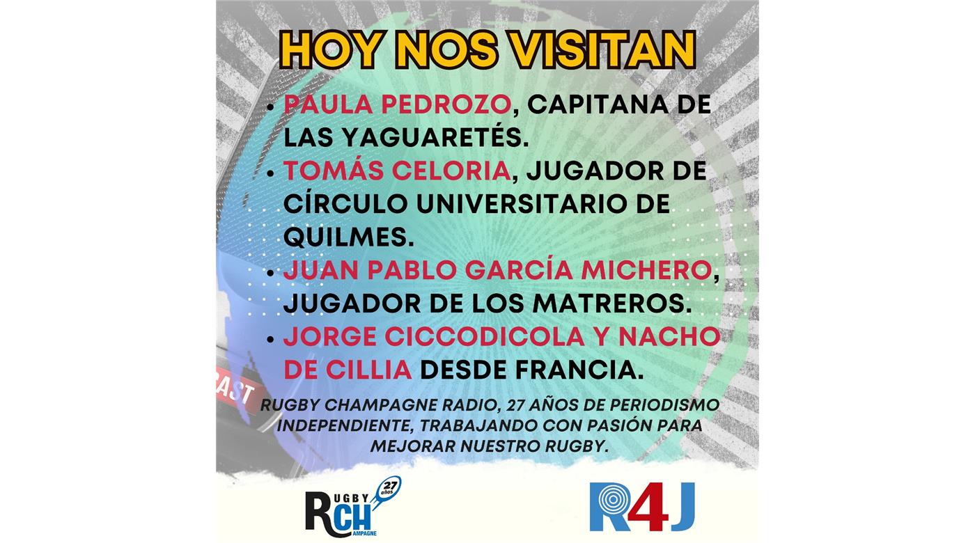 UN NUEVO PROGRAMA DE RUGBY CHAMPAGNE RADIO 