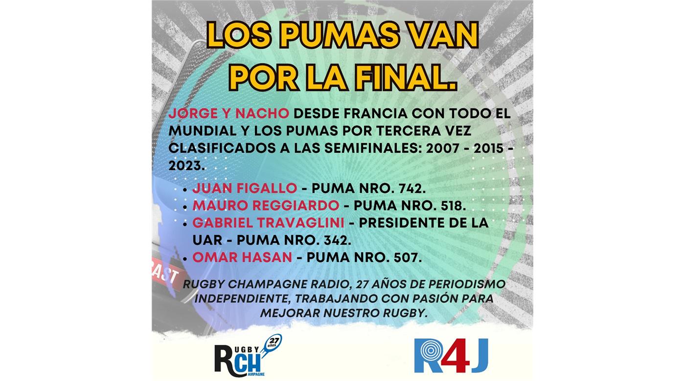 ESTA TARDE HACEMOS OTRO RUGBY CHAMPAGNE RADIO