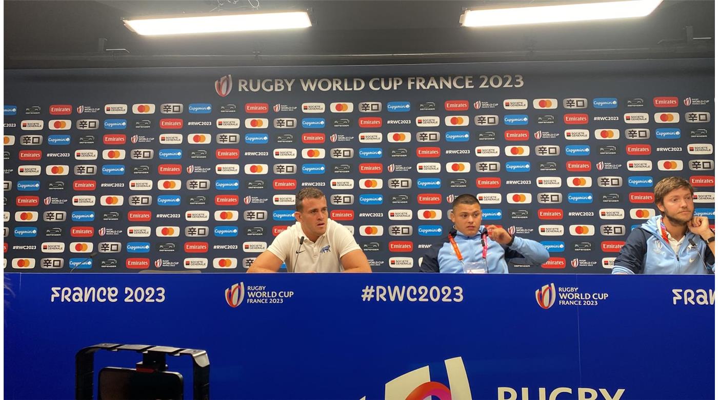 Thomas Gallo: “Es algo muy lindo saber que todos en Argentina están con Los Pumas, es algo increíble”.