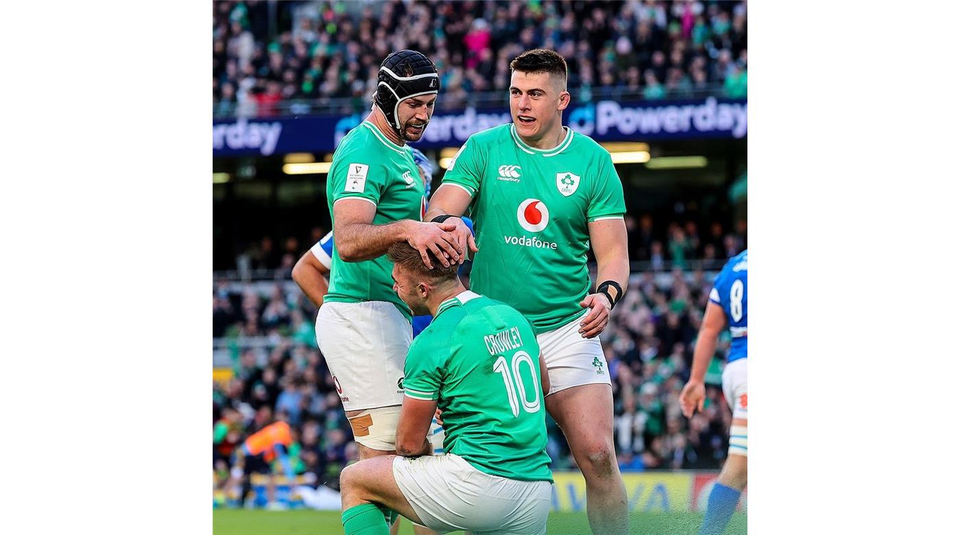 IRLANDA SUPERÓ A ITALIA EN DUBLÍN Y ES EL LÍDER ABSOLUTO DEL SEIS NACIONES