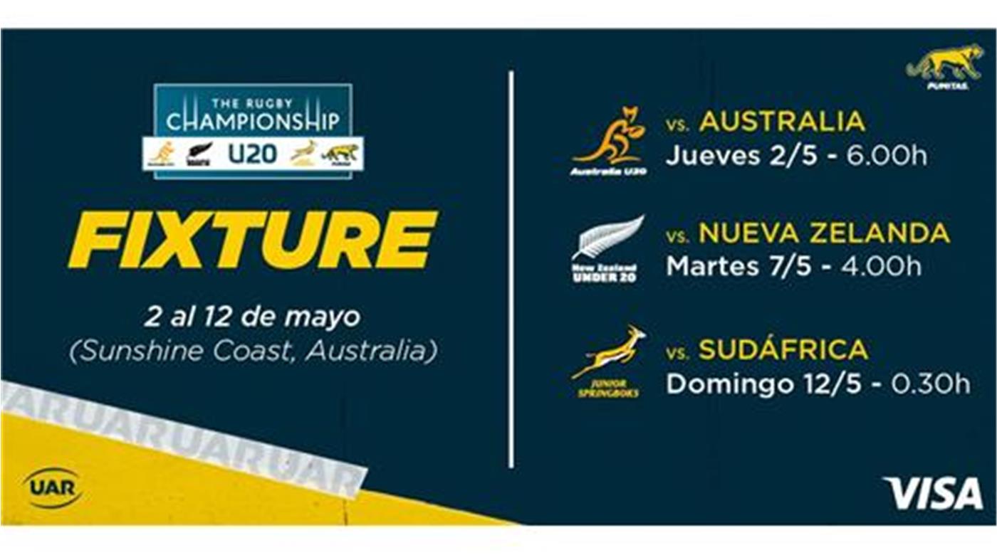 LOS PUMITAS CON UN CAMBIO DE CARA AL RUGBY CHAMPIONSHIP U20