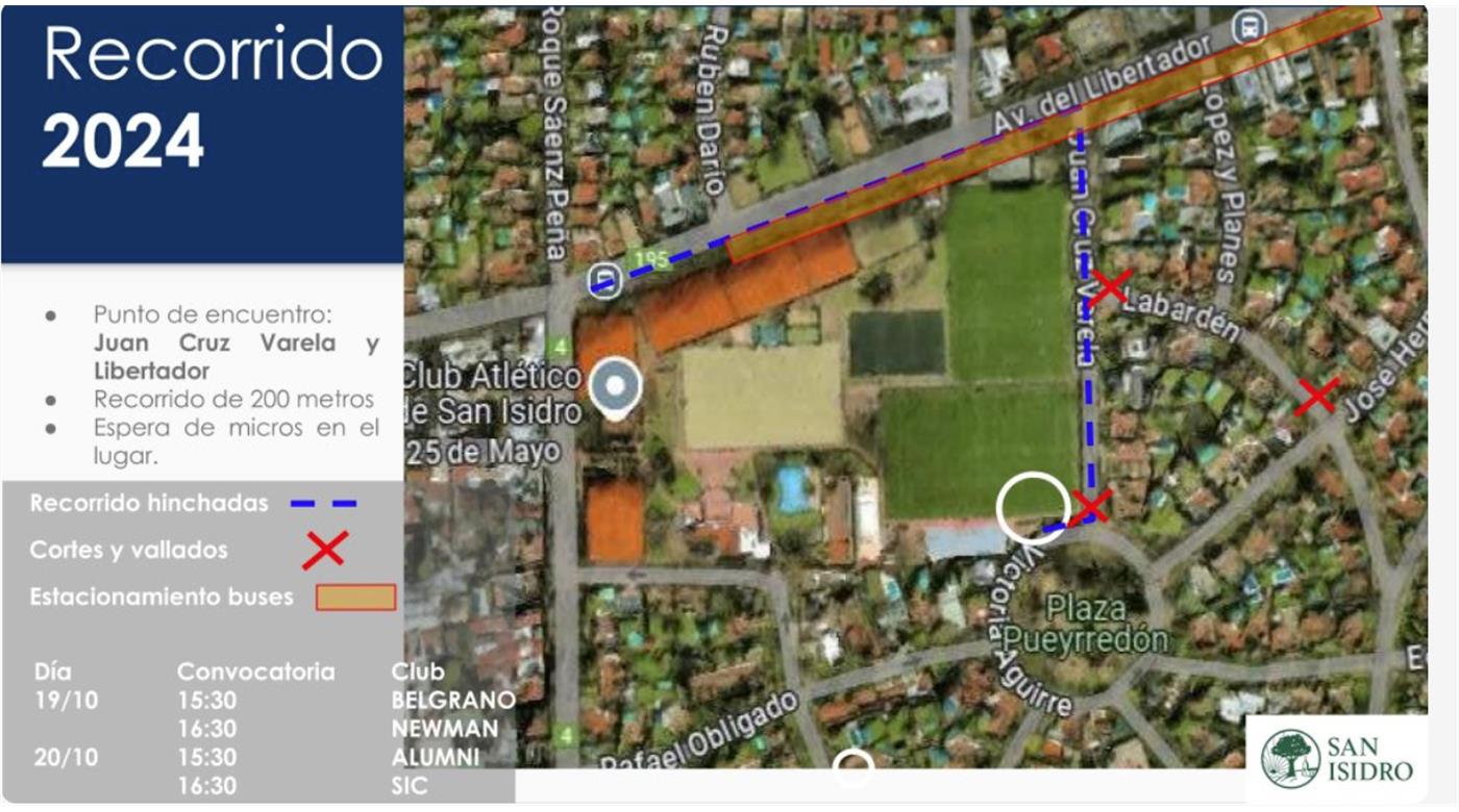 LOS VECINOS DE SAN ISIDRO SE QUEJAN POR LAS FINALES DE LA URBA