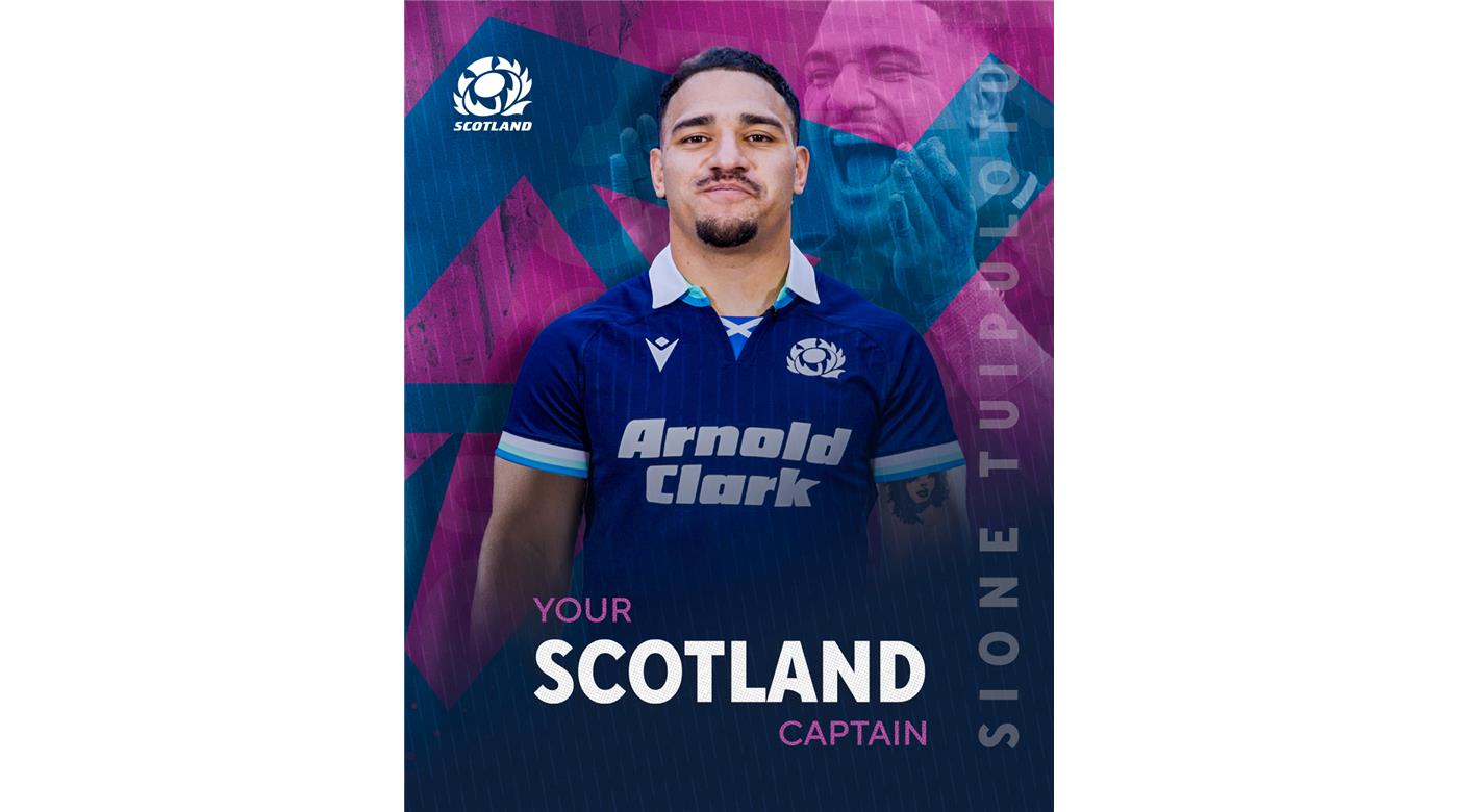 ESCOCIA CON SIONE TUIPULOTU DE CAPITÁN Y TODO LISTO PARA RECIBIR EN SU CASA A LOS RIVALES DE LA VENTANA DE NOVIEMBRE