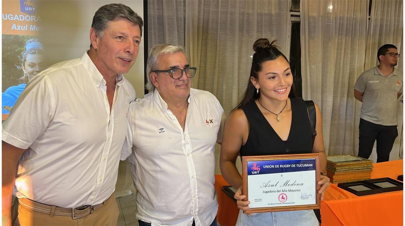 LA UNIÓN DE RUGBY DE TUCUMÁN REALIZÓ LA ENTREGA DE PREMIOS A SUS DESTACADOS DEL AÑO
