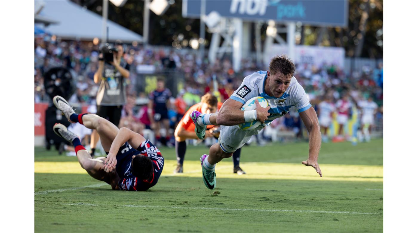 LAS MEJORES IMÁGENES DEL TRIUNFO  DE LOS PUMAS 7S EN CUARTOS, PENSANDO EN LA SEMIFINAL DE MAÑANA  ANTE LOS LEONES ESPAÑOLES