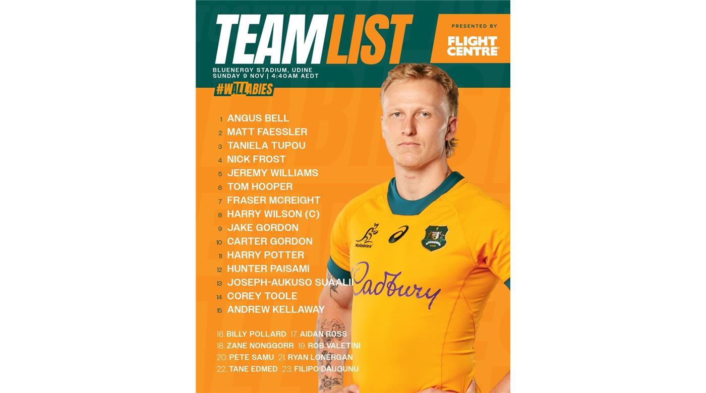 EL SELECCIONADO DE ITALIA SE MIDE CON AUSTRALIA Y LOS PUMAS ESTÁN ATENTOS