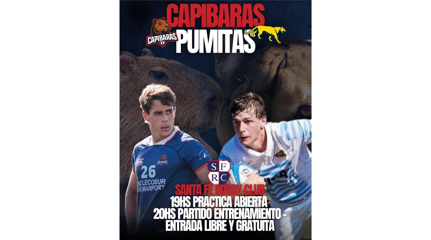 HOY SE PRESENTA OFICIALMENTE CAPIBARAS Y MAÑANA JUGARÁ EN SAUCE VIEJO ANTE LOS PUMITAS