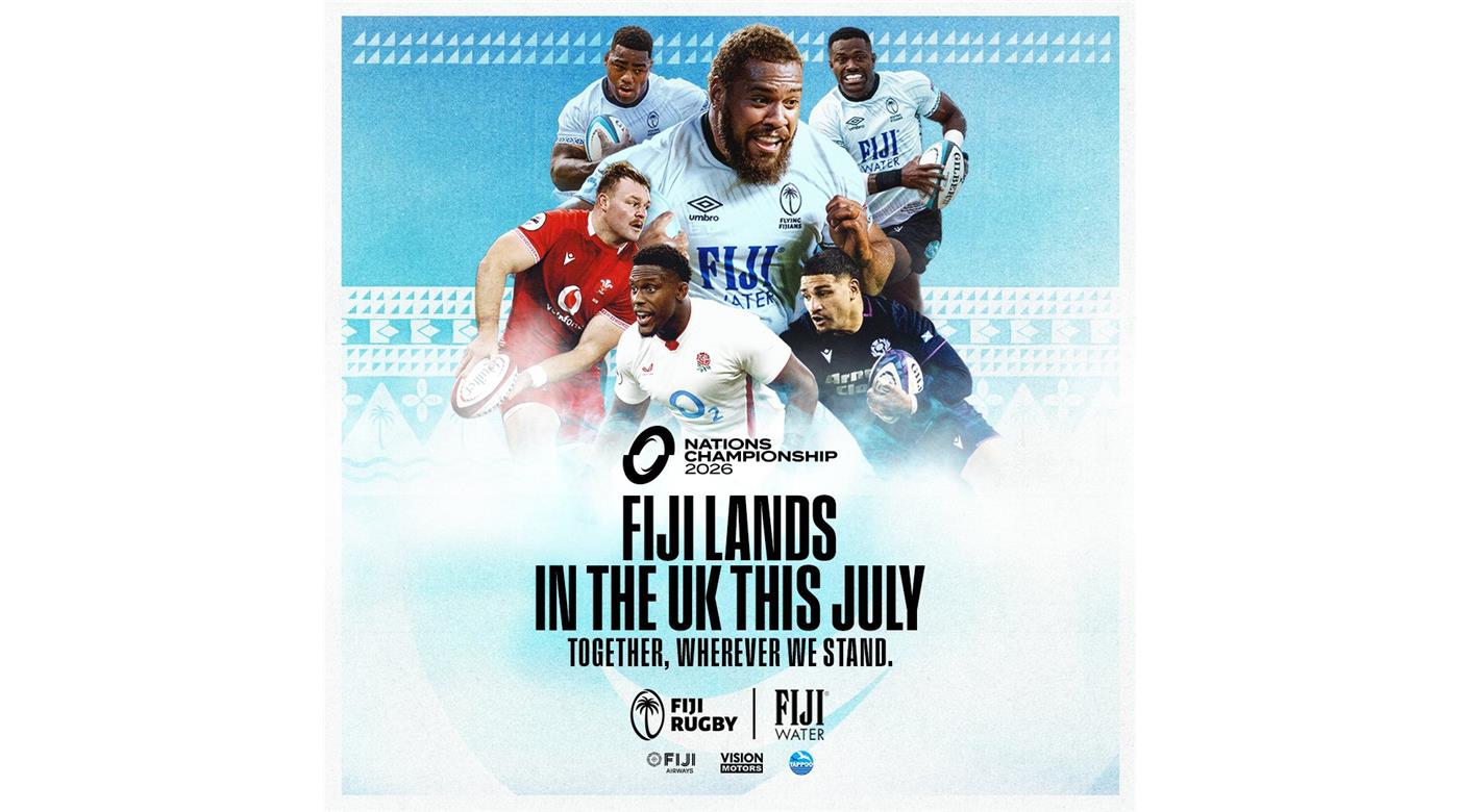 FIJI JUGARÁ EL NATIONS CHAMPIONSHIP 2026 DE LOCAL EN GRAN BRETAÑA