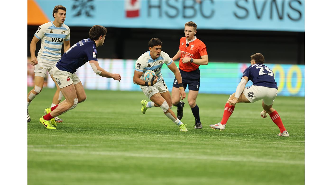 FRANCIA DERROTÓ A LOS PUMAS 7S QUE JUGARÁN POR EL QUINTO PUESTO EN VANCOUVER
