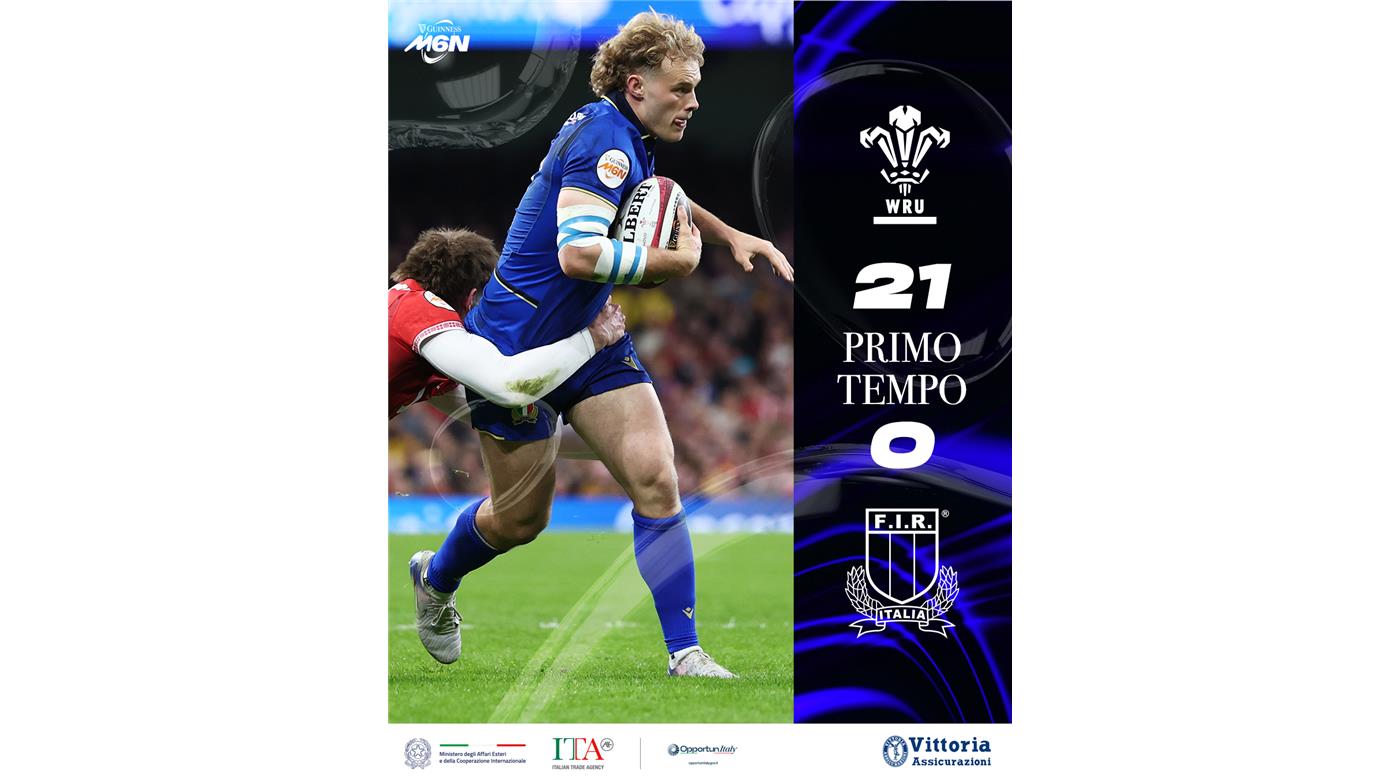 GALES SE ACORDÓ DE GANAR Y DERROTÓ A ITALIA EN EL CIERRE DEL SEIS NACIONES